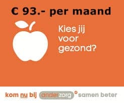 Basis premie Anderzorg zorgverzekering 2015, € 93.- per maand