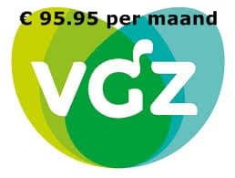 Basis premie VGZ zorgverzekering 2015, € 95.95 per maand