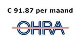 Basis premie Ohra zorgverzekering 2015, € 91.87 per maand (Vrije zorgkeuze)