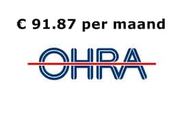 Basis premie Ohra zorgverzekering 2015, € 91.87 per maand (Vrije zorgkeuze)