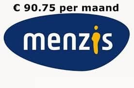 Basis premie Menzis zorgverzekering 2015, € 90.75 per maand